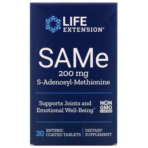 фото Таблетки Life Extension SAMe, 90 г, 200 мг, 30 шт.