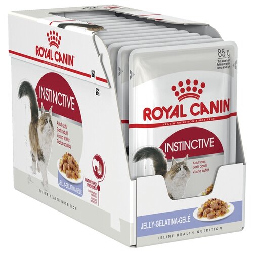 фото Влажный корм для кошек Royal Canin Instinctive 12 шт. х 85 г (кусочки в желе)