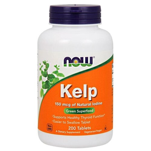 фото Now Kelp 150 mcg 200 таб.