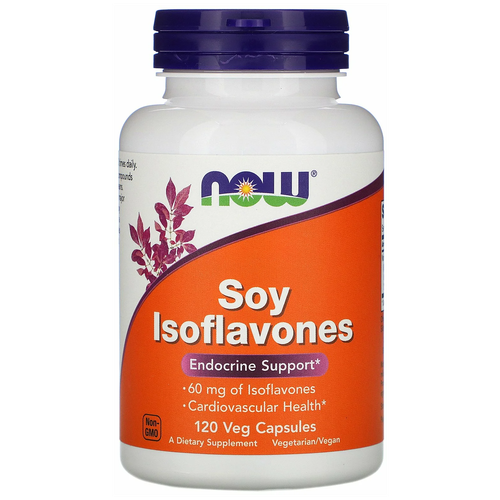 фото NOW Foods, Soy Isoflavones, изофлавоны сои, 120 растительных капсул