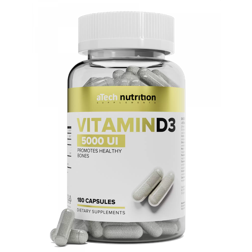 фото Vitamin D3 капс., 5000 МЕ, 180 шт.