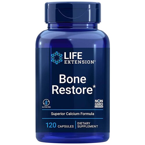 фото Капсулы Life Extension Bone Restore with Vitamin K2, 220 г, 120 шт.