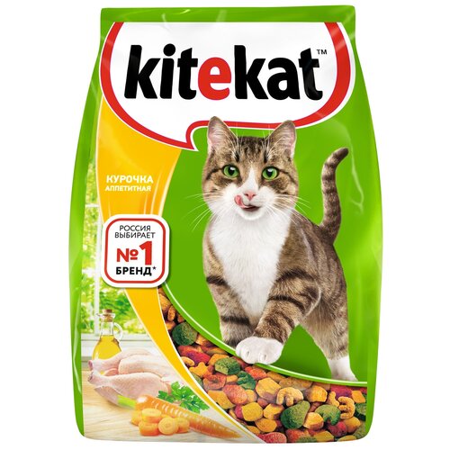 фото Сухой корм для кошек Kitekat с курицей 10 шт. х 800 г