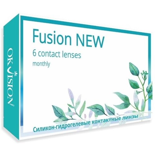 фото Контактные линзы OKVision Fusion NEW, 6 шт., R 8,6, D -11, 1 уп.