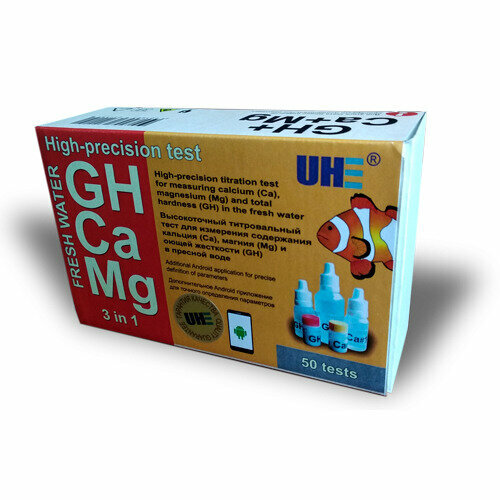 фото Тест для пресной воды UHE GH&Ca&Mg