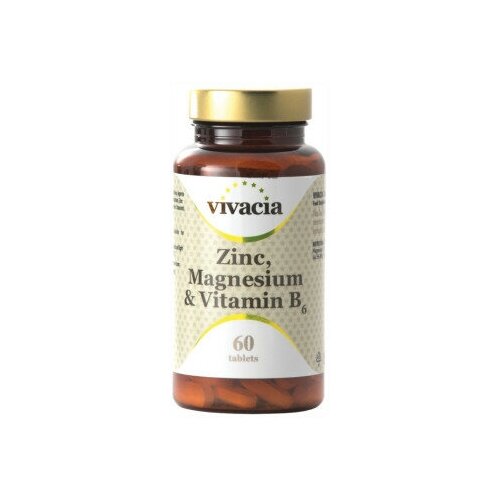 фото Для иммунитета и выносливости Цинк, Магний, Витамин B6 Vivacia вивация таб zinc, magnesium & vitamin b6 60 шт