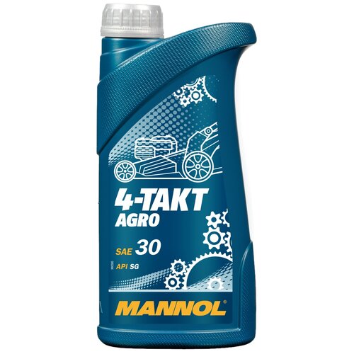 фото Масло для садовой техники Mannol 4-Takt Agro SAE 30, 1 л