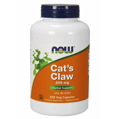 фото Cat's Claw 500 mg NOW (250 вег кап)