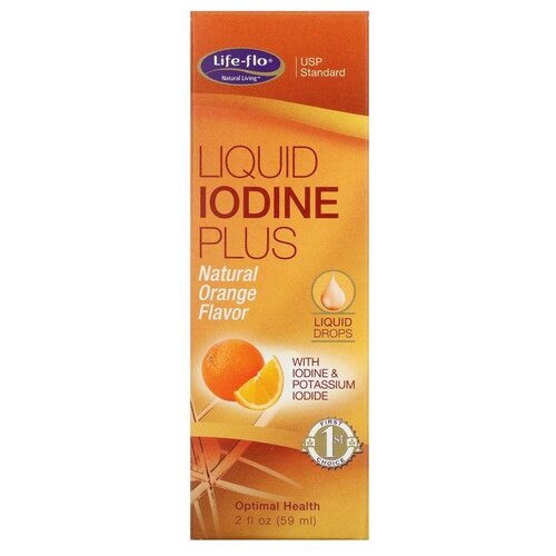 фото Капли Life-Flo Liquid Iodine Plus, 90 г, 59 мл