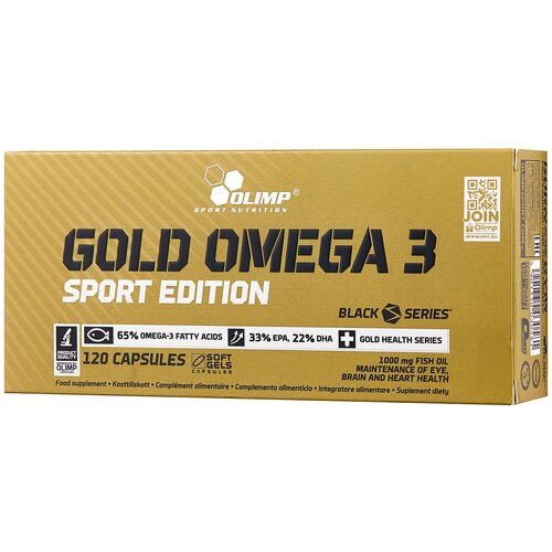 фото Gold Omega 3 Sport Edition капс., 300 г, 120 шт.