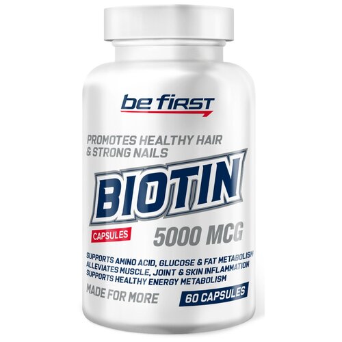 фото Be First Biotin (60 капс.), 150 г, 100 мл