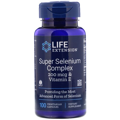 фото Капсулы Life Extension Super Selenium Complex & Vitamin E, 150 г, 100 шт.