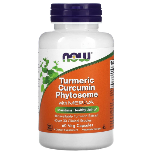 фото Капсулы NOW Turmeric Curcumin Phytosome, 110 г, 60 шт.