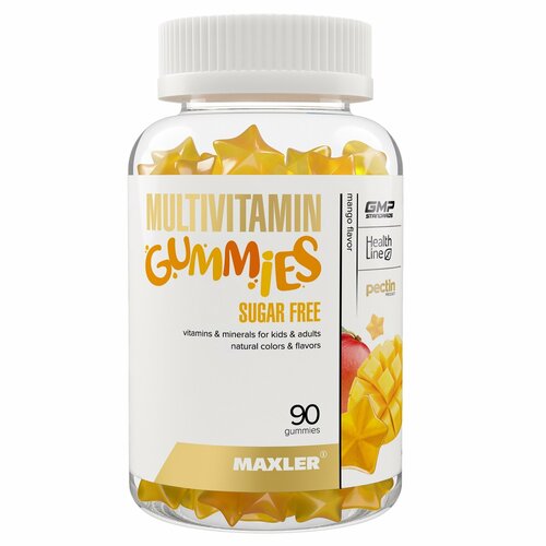 фото Multivitamin Gummies Sugar Free 90 жев. табл (Maxler) Манго