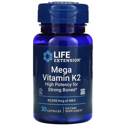 фото Life Extension, Mega Vitamin K2, 30 капсул