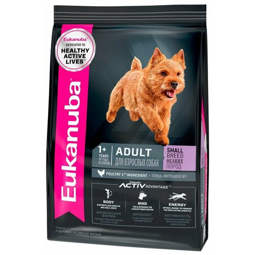 фото Eukanuba Для взрослых собак малых пород с курицей (Adult Small breed) 20880080R1 | Adult Small breed, 0,8 кг