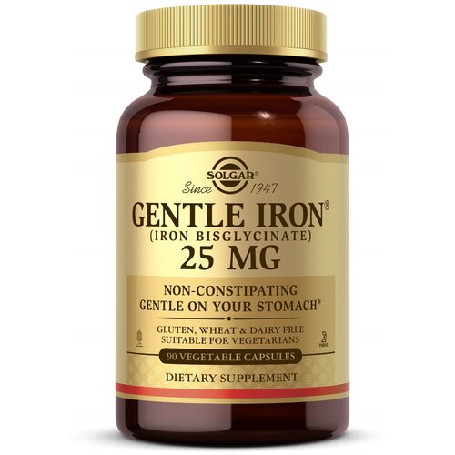 фото Gentle Iron (Iron Bisglycinate) капс., 25 мг, 15 г, 90 шт.