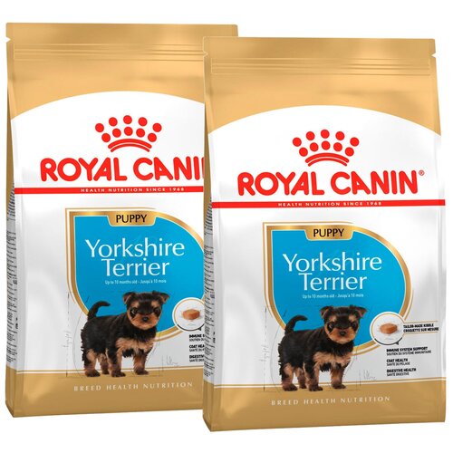 фото Сухой корм ROYAL CANIN YORKSHIRE TERRIER PUPPY для щенков йоркширский терьер (0,5 кг + 0,5 кг)