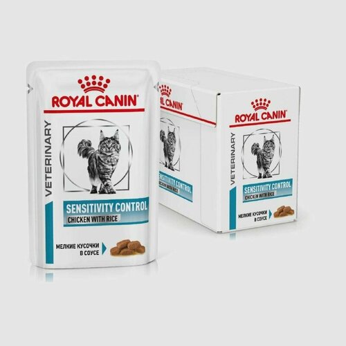 фото Влажный корм для кошек Royal Canin Sensitivity Control при пищевой аллергии, 85 г х 36 шт