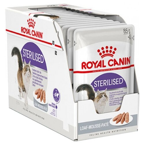 фото Влажный корм для стерилизованных кошек Royal Canin Sterilised (в паштете) 12 шт. х 85 г (паштет)