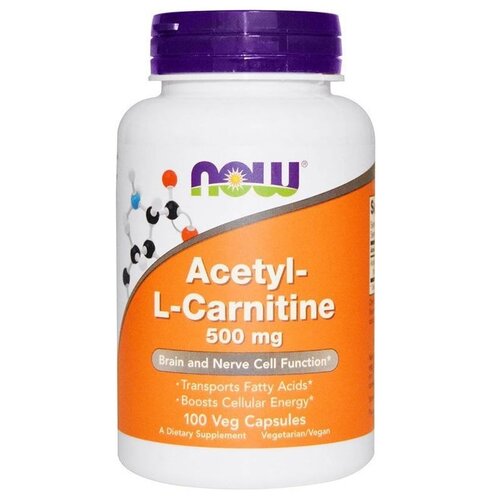 фото Acetyl-L Carnitine капс., 500 мг, 200 мл, 100 г, 100 шт.