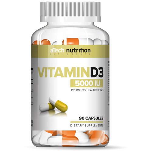 фото Vitamin D3 капс., 5000 МЕ, 90 шт.