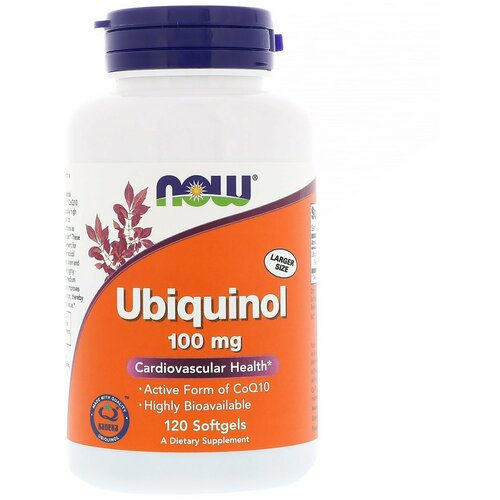 фото Ubiquinol капс., 100 мг, 100 г, 120 шт.