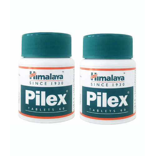 фото Таблетки Пайлекс Хималая Хербалс (Pilex Himalaya Herbals ) для здоровья прямой кишки и укрепления сосудов, 2х60 таб.