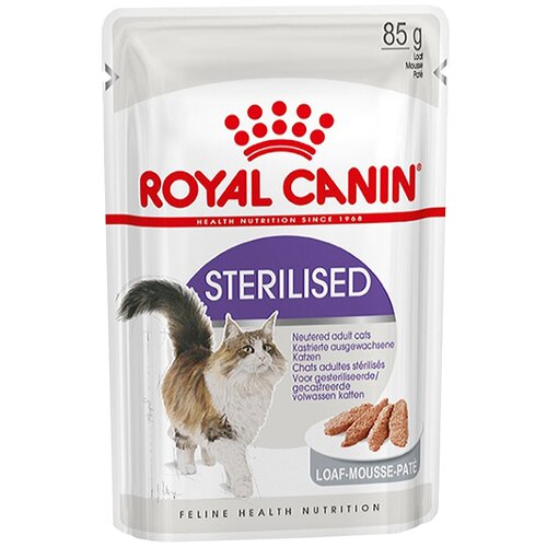 фото Влажный корм для стерилизованных кошек Royal Canin Sterilised (в паштете) 85 г (суфле)