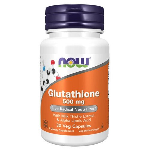 фото NOW Glutathione 500mg 30 caps