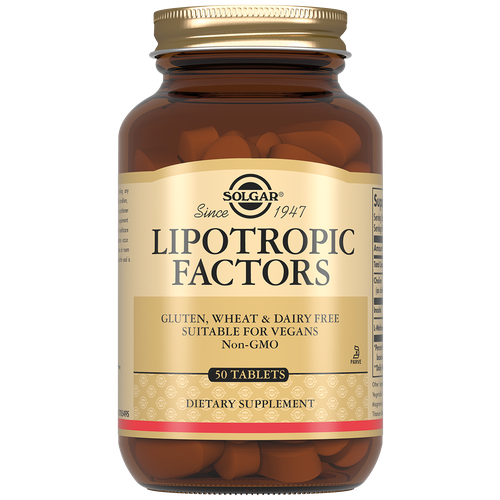 фото Lipotropic Factors таб., 150 мл, 205 г, 50 шт., 1 уп.