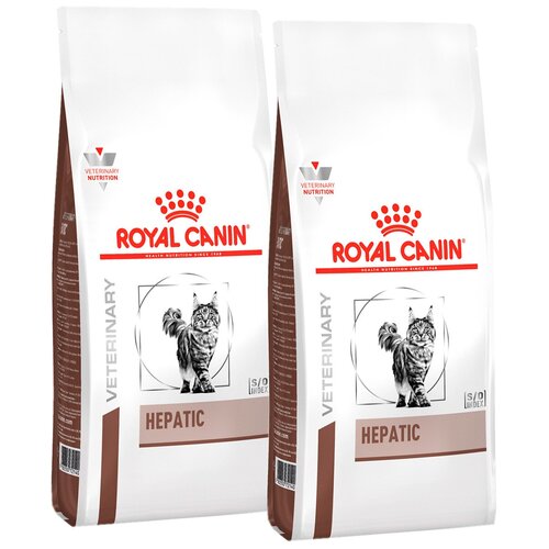 фото ROYAL CANIN HEPATIC HF26 для взрослых кошек при заболеваниях печени (0,5 + 0,5 кг)