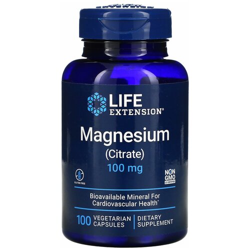 фото Капсулы Life Extension Magnesium Citrate, 170 г, 150 мл, 100 мг, 100 шт.