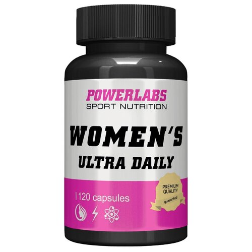 фото PowerLabs Витамины для женщин WOMEN'S ULTRA DAILY 120 капсул