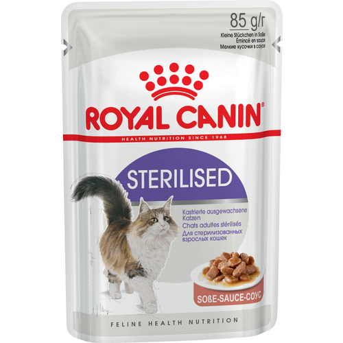 фото Влажный корм для стерилизованных кошек Royal Canin Sterilised (в соусе) 85 г (паштет)