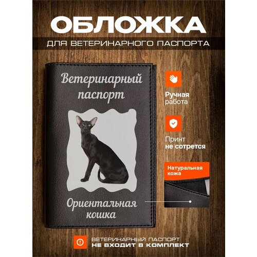 фото Обложка на ветеринарный паспорт для кошек Ориентальная кошка