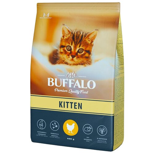 фото Mr.Buffalo KITTEN для котят с Курицей, 0,4кг