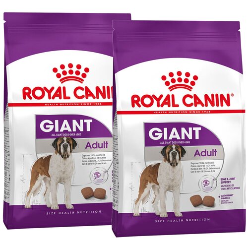 фото ROYAL CANIN GIANT ADULT для взрослых собак крупных пород (4 + 4 кг)