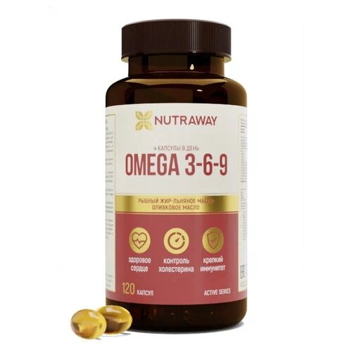 фото Nutraway Omega 3-6-9 капс., 120 шт.