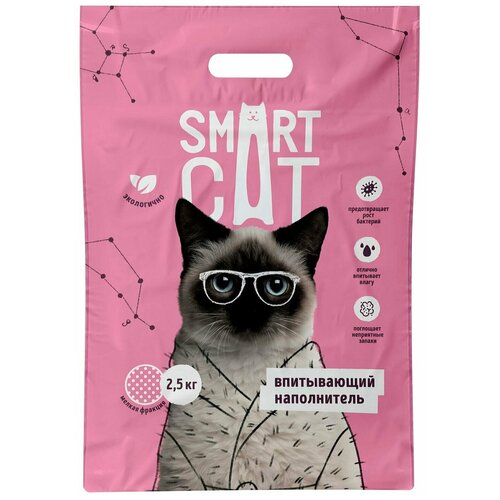 фото SmartCat Впитывающий наполнитель, мелкая фракция, 2.5 кг