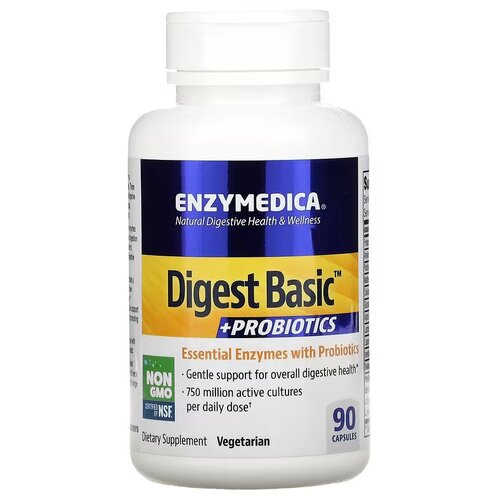 фото Enzymedica Digest Basic + Probiotics + Пробиотики (с пробиотиками) 90 капс