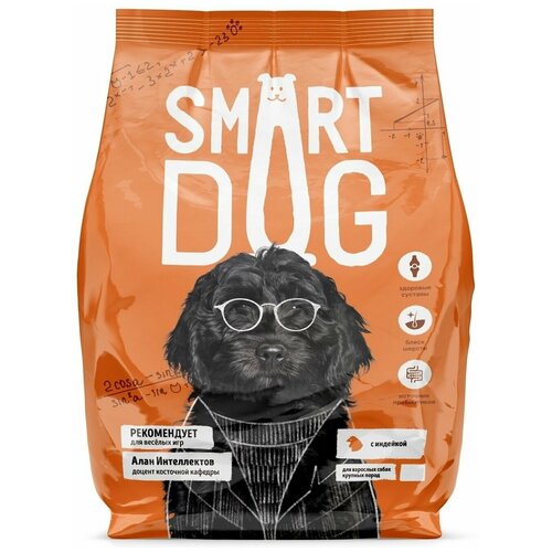 фото Smart Dog Корм Smart Dog для взрослых собак крупных пород с индейкой (12 кг)