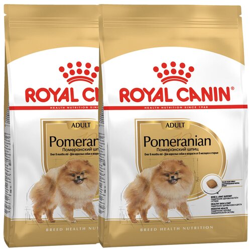 фото ROYAL CANIN POMERANIAN ADULT для взрослых собак померанский шпиц (1,5 + 1,5 кг)