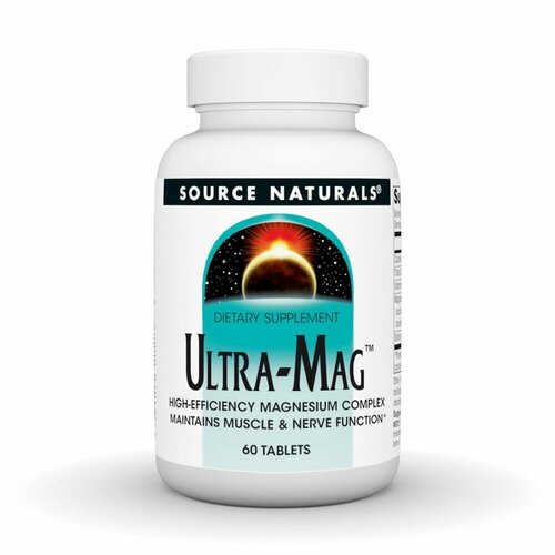 фото Source Naturals Ultra-Mag (Магниевый комплекс с витамином B6) 60 таблеток