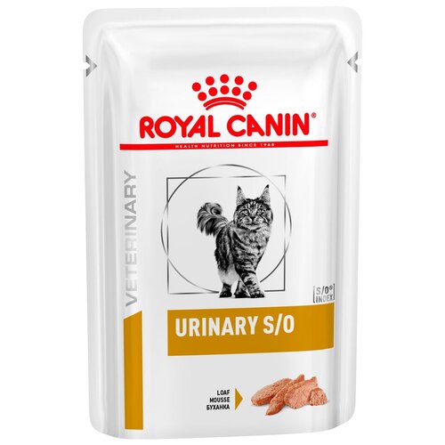 фото Корм Royal Canin Urinary S/O (паштет) для кошек при МКБ, 85 г x 12 шт