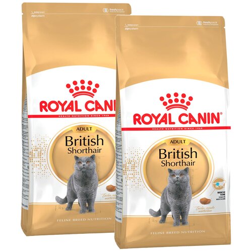 фото ROYAL CANIN BRITISH SHORTHAIR ADULT для взрослых британских короткошерстных кошек (4 + 4 кг)