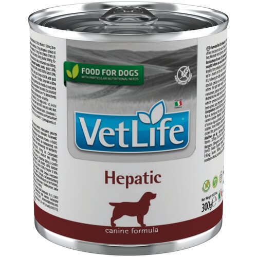 фото Влажный корм для собак Farmina Vet Life Canine Hepatic при заболевании печени 1 уп. х 6 шт. х 300 г