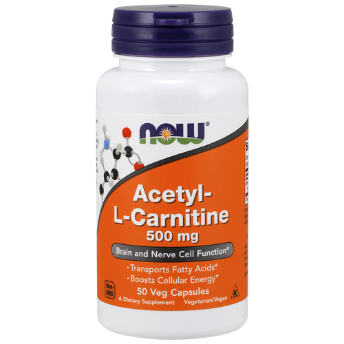 фото Acetyl-L Carnitine капс., 500 мг, 100 мл, 65 г, 50 шт.