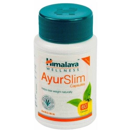 фото Аюрслим для похудения (Ayurslim Himalaya) AyurSlim для снижения веса, улучшает обмен веществ, детокс, расщепляет жиры, 60 капс.