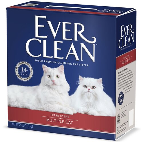 фото Комкующийся наполнитель Ever Clean Multiple Cat, 10л, 1 шт.